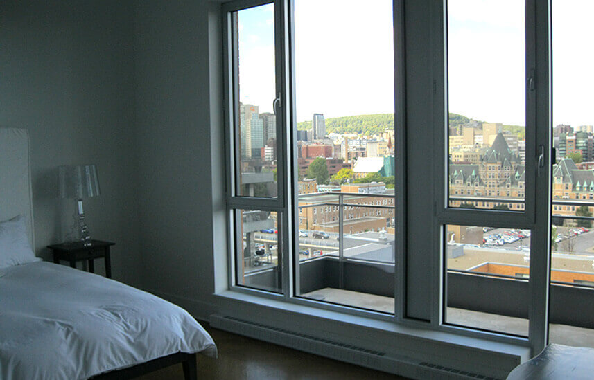 Chambre avec vue sur Montreal